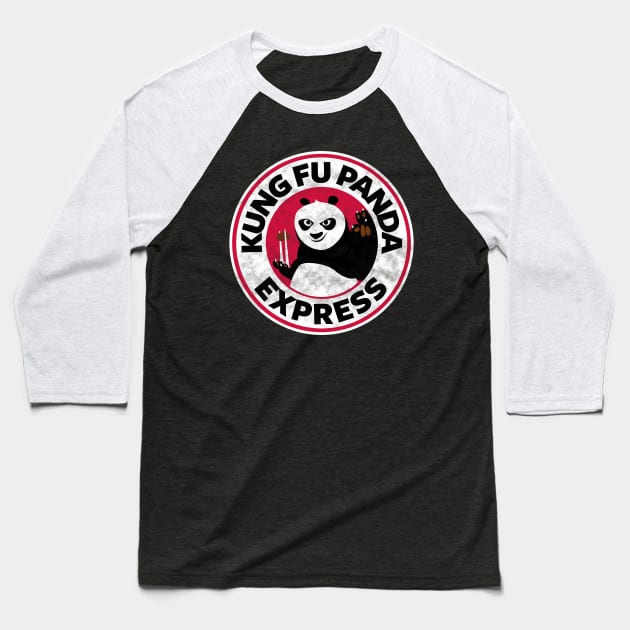 Kung Fu Panda Express Baseball T-Shirt by Ellador